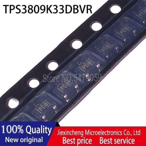 20PCS TPS3809K33DBVR marking: PDBI TPS3809K33DBV TPS3809K33 SOT23-3 New original