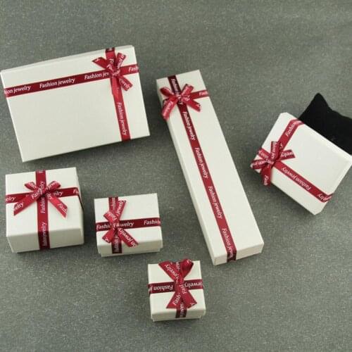 80% HOT SALES!! Women Jewelry Gift Packing Box Ring Earrings Bracelet Necklace Organizer Holder