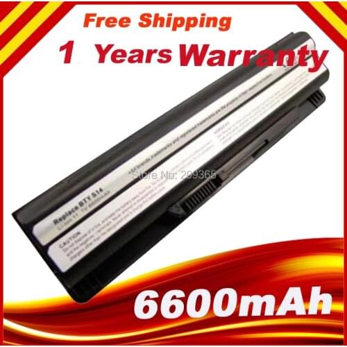 7800mAh 9CELL New Battery For MSI GE60 GE70 Series CR41 CX61 CR70 BTY-S14 BTY-S15 FR610 FR620 FR700 FX400 FX420 FX60 FX603 FX610