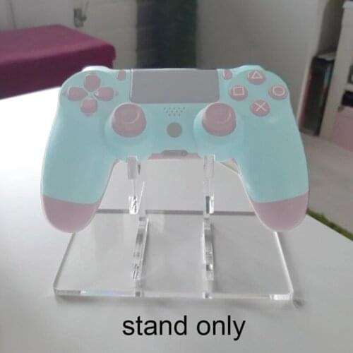 Acrylic Universal Controller Stand Holder Perfect Display Organization Gamepad Bracket with Crystal Texture Compatible with PS5