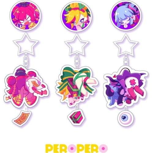 Cosmile Rin Buro Marija Acrylic Keychain Wallet Keyring Strap Home Limited keychain keyring creative