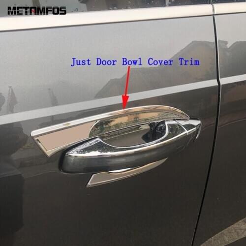 For Audi Q5 2018 2019 2020 Carbon Fiber Door Handle Bowl Cover Trim Molding Decoration Sticker Exterior Accessories Car Styling