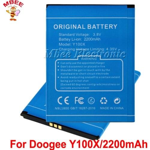 For Doogee Y100X Battery 2200mAh Bateria Accumulator AKKU for DOOGEE NOVA Y100X DOOGEE NOVA Y100X