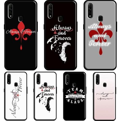 The Vampire Diaries Always And Forever For OPPO A15 A1K A3S A5S A52 A72 A91 A83 A93 Find X3 Pro Reno 2 Z A5 A9 A31 A53 2020 Case