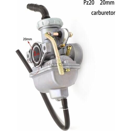 PZ20 20mm Carburetor for 50cc 70cc 90cc 110cc 125cc 135cc 110cc Apollo Bosuer bike monkey bikes ATV Quad Go Kart free