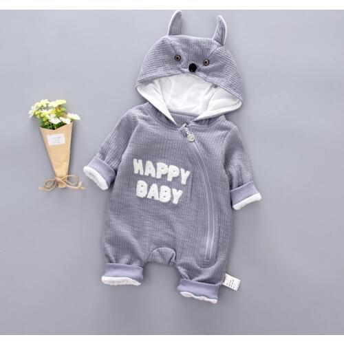 Cute Cartoon Baby Rompers Cotton winter infant toddler jumpsuits boy girl Animal newborn baby clothes Baby costume Sets