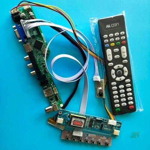 Kit For M185XW01 HDMI AV TV LCD LVDS LED VGA USB 1366x768 Controller Board 2 lamps Display Panel Monitor Audio Driver Screen