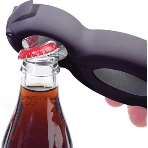 Kitchen 6 in 1 Multi Function Twist Bottle Opener All in One Jar 8 Shaped Gripper Can Wine Beer Lid Twist Off Jar Opener Claw