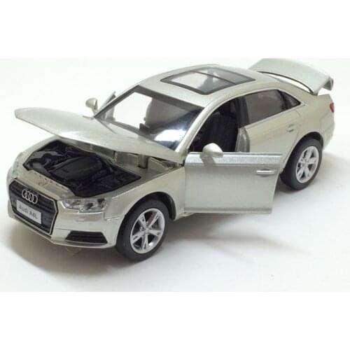 1:32 Scale FAW Original Factory Diecast Metal Alloy Car Model For TheAudi A4L Collection Vehicle Model Pull Back Toys
