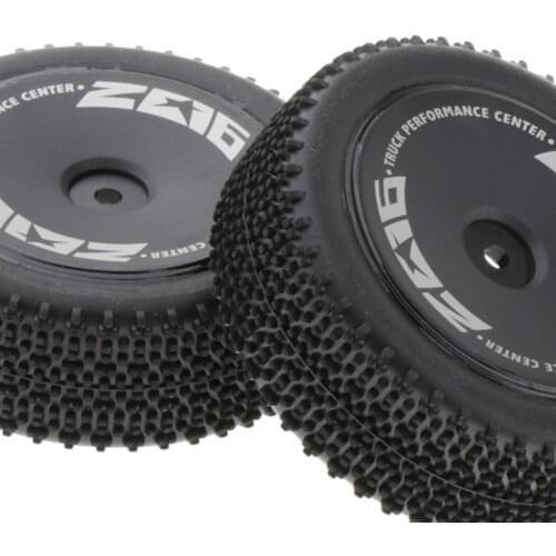 1 Pair 1/14 RC Car Front Tires For WLTOYS 144001 RC Buggy Car Spare Parts