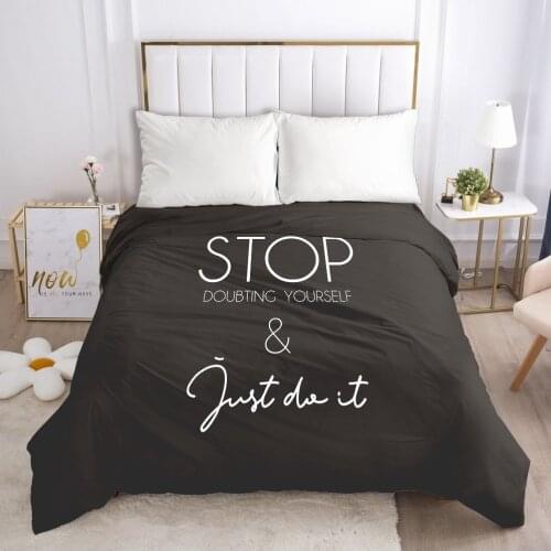 1PCS 3D Duvet Cover with Zipper Comforter/Quilt/Blanket Cover 155x220 200x220 3D Nordic Bedding Black Customize any size design