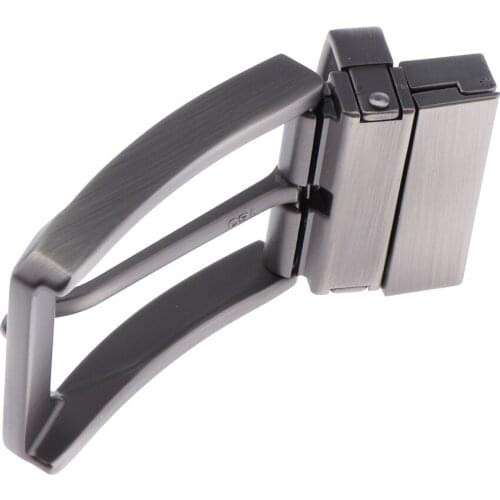 3pack Reversible Alloy Belt Buckle Replacement Rectangular Single Pin Buckle