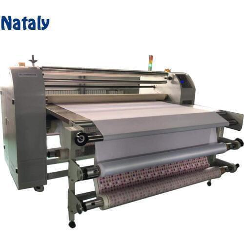 Roll To Roll Oil Heating Roller Textile Sublimation Printing Transfer Heat Press Machine