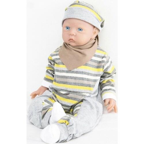 20'' Cute Silicone Reborn Baby Girl Life Silicone Doll Birthday Xmas Gift New Born Baby Items Baby Dolls Lifestyle Doll