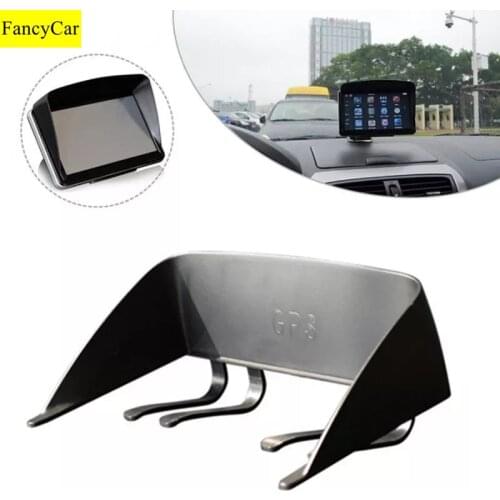 Firm Simple 7 Inches Black Screen Mask Universal Sun Visor Cover GPS Accessories Navigator Sun Visor