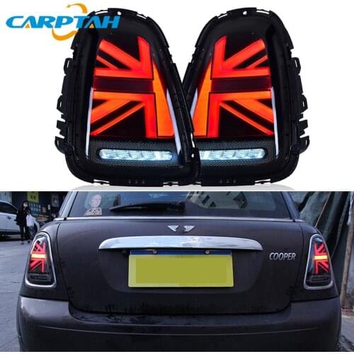 Car Styling Tail Lights Taillight For Mini Cooper R55 R56 R57 Rear Running Light + Brake Lamp + Reverse + Dynamic Turn Signal