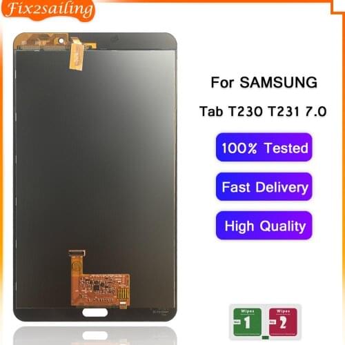 For Samsung Galaxy Tab 4 7.0" SM-T230 T230 SM-T231 T231 T235 LCD Display Touch Screen Digitizer Assembly Panel Replacement Parts