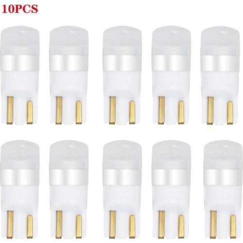 10PCS T10 W5W Led 3030 1SMD Wedge Bulb Auto Dome Reading Car Light Sidemarker Sidelight Parking Lights 194 168 Lamp Bulbs 12V
