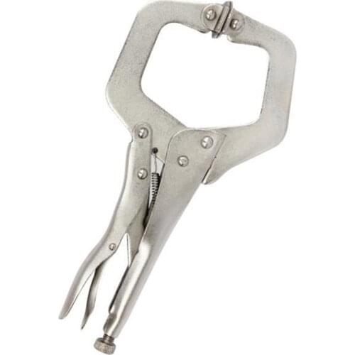 11 Inch Clamping Pliers, Fixed Clamp D-Shaped Square-Nose Pliers, Welding Pliers Type Pliers