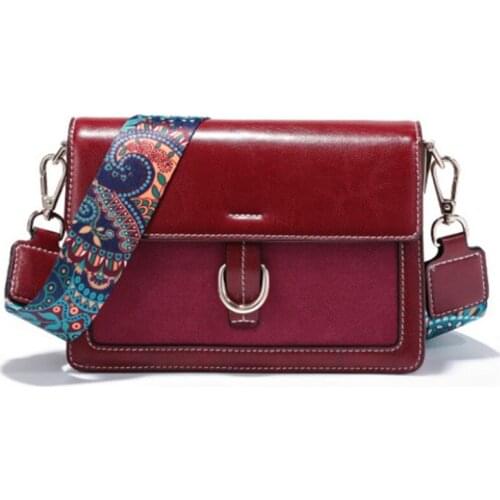 2021 New Luxury Designer Handbag Genuine Leather Shoulder Bags for Women Crossbody Messenger Bag Colorful Belt Bolso Mujer