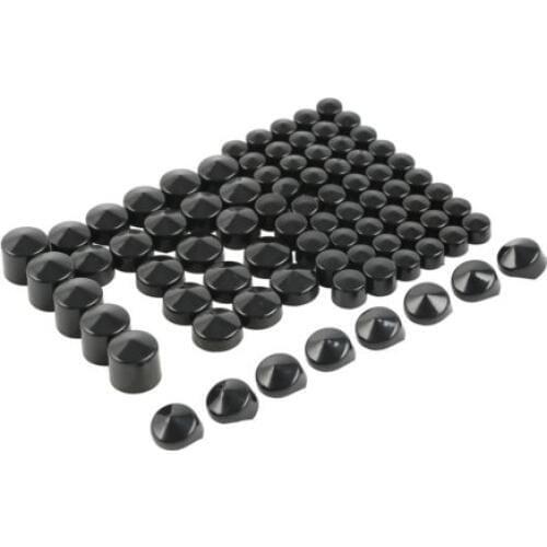83 pcs/set Black ABS Bolt Topper Caps Cover Kit for Harley Twin Cam Electra Glide FLHT FLHR 94-06 Supplier