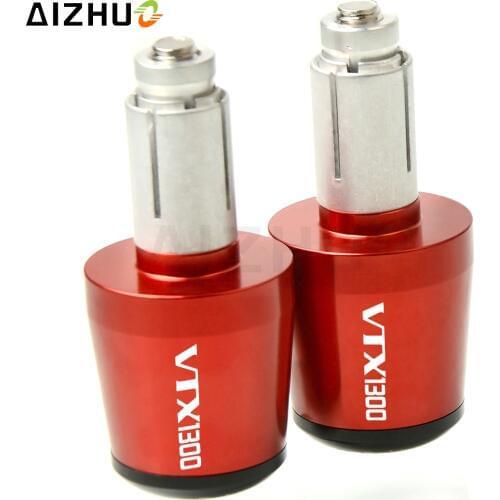 Motorcycle Accessories Handlebar Grips Hand Bar End 7/8"22mm Hand Cap for honda VTX1300 VTX 1300 2003-2008 2004 2005 2006 2007