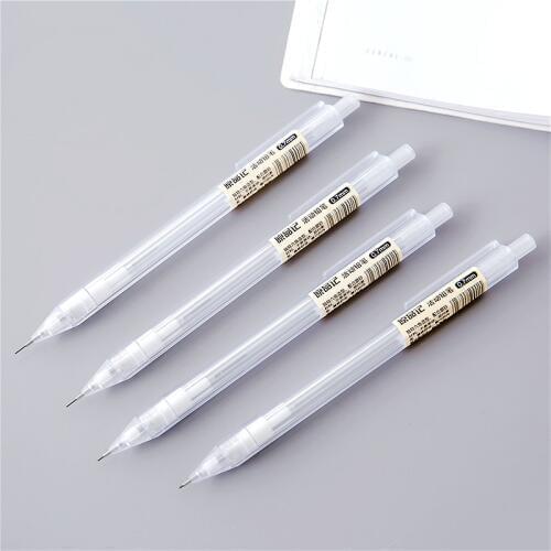 Transparent 0.5mm 0.7mm Graphite Drafting Writting Automatic Mechanical Pencil School Office Supplies Stationery