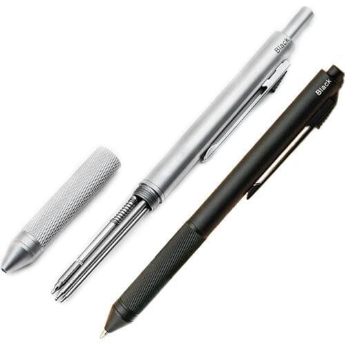 Free Shipping M&G Full metal multi-function pen automatic pencil color ball pen to learn office supplies ADPY3501 with Gift BoX