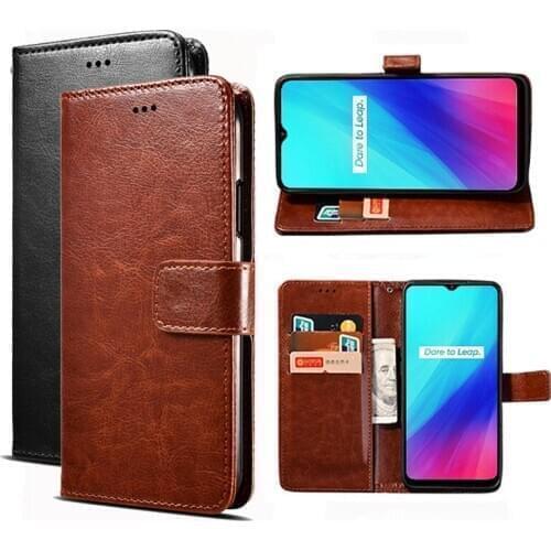Flip Case For OPPO Realme C3i C3 Global Protective Cover Luxury PU Leather Magnetic Case For Realme C3 RMX2027 Protector Shell