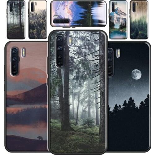 Nature Forest Mountain Phone Case For OPPO A53 2020 A5 A9 A31 A52 A72 A92 A83 A91 A93 A1K A15 A3S A5S F5 F7 Cover