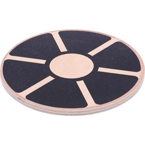 Wooden Balance Board Plate Yoga Balancer Exercise Training Balance Gym Board Fitness Equipment