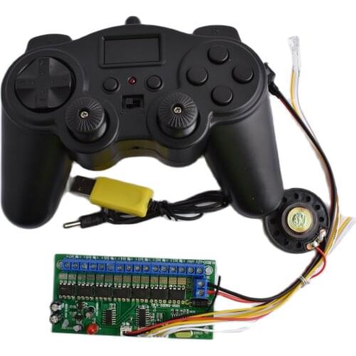 DIY Car Robot Model Excavator Radio Controlling System 2.4G 16CH Remote Controller 3.7V Transmitter 6V-12V Receiving Board