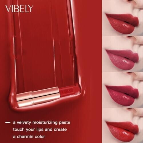 New plum 4 Colors Matte Lipstick Makeup Long Lasting Waterproof Easy To Wear Lipsgloss Cosmetic Maquillajes