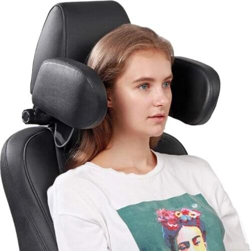 Car Headrest Nap Support,Fitted Seat Pillow Car, Functional Travel Car Accessories for Adults,Car Head Rest Child,Safe Car Seat