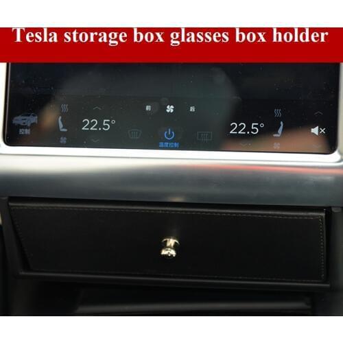Fits for Tesla model x model s special storage box glasses box holder cabinet lockers free shipping