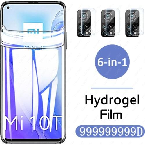 Shockproof Screen Protector for Mi 10T Pro, Hydrogel Film Camera soft glass for xiaoMi mi 10 T Pro mi10t 10tPro Glass Mi10TPro