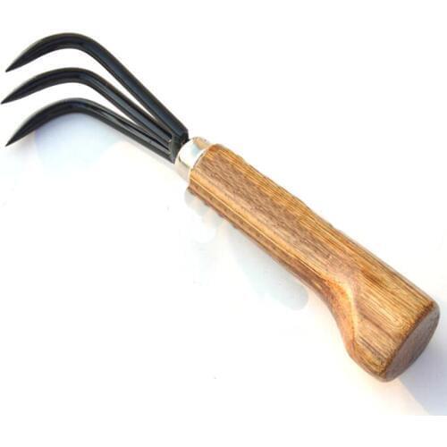 Garden Tools Bonsai tools hook wooden handle carbon steel hook robust very firm and durable