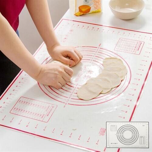 Silicone Cake Dough Rolling Mat Baking Mat Home Pastry Clay Pad Fondant 60*40cm Newest