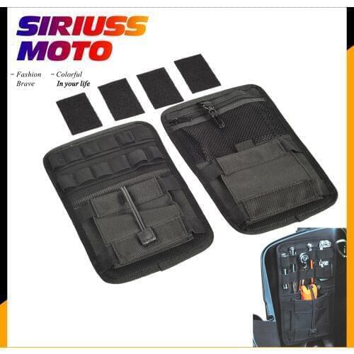 Motorcycle Saddlebag Organizer Hard Bags Storage Case for Harley Softail Dyna Touring Road King Street Electra Glide Ultra