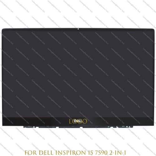 15.6-inches FHD Touch Screen For Dell Inspiron 15 7590 7591 2-in-1 P84F P84F001 LCD Touch Screen Digitizer Replacement Assembly