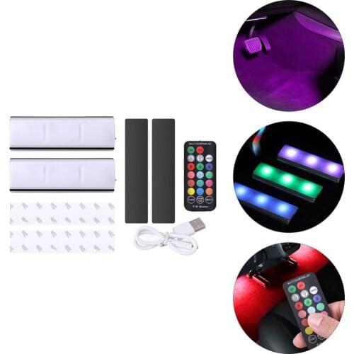 1 Set Car Wireless Atmosphere Lamp Auto Multi Color LED Atmosphere Light