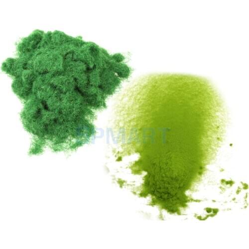 2 Pack Foliage Lichen Moss Model Green Layout for RR Garden Lawn Diorama Architecture Toy