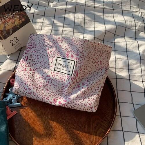 Glitter Leopard Print Cosmetic Bag Large Capacity Make Up Storage Bag Organizer Travel Toiletry Bag Cute Cosmetic Pouch Clutches