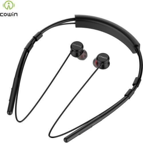 Cowin HE6 Wireless Earphones Bluetooth 5.0 Headset Sports Earbuds for Running Built-in Mic with Magnetic Connection