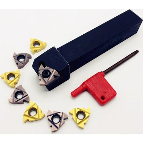1PCS External thread cutter holder SER2020K22 SER2525M22 CNC tool holder for 22ER 22IR thread cutter cutting tools