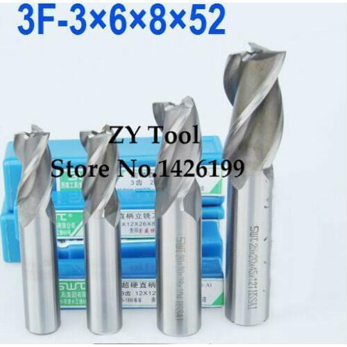 Free shipping 10PCS 3.0mm 3 Flute cutter, milling cutter for cnc machine tools router bits set mills