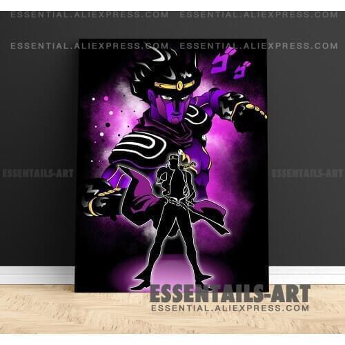 Jotaro Kujo Star Platinum Yare Yare Daze JOJO Poster Canvas Wall Art Painting Decor Pictures Bedroom Home Decoration Prints