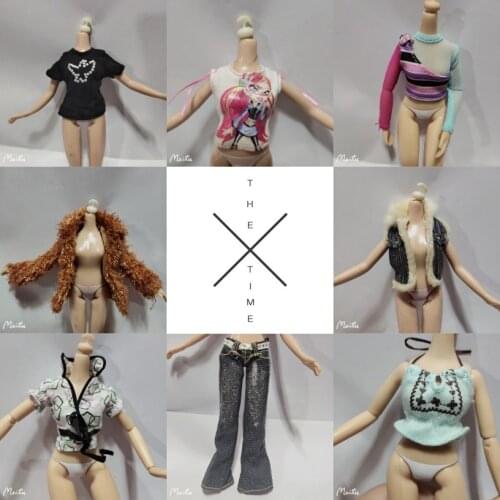 Quality Monstering High Doll Dressing Soft Casual Wear Handmade Clothes Outfit Doll Clothing Set Girl Playing House Toys b1