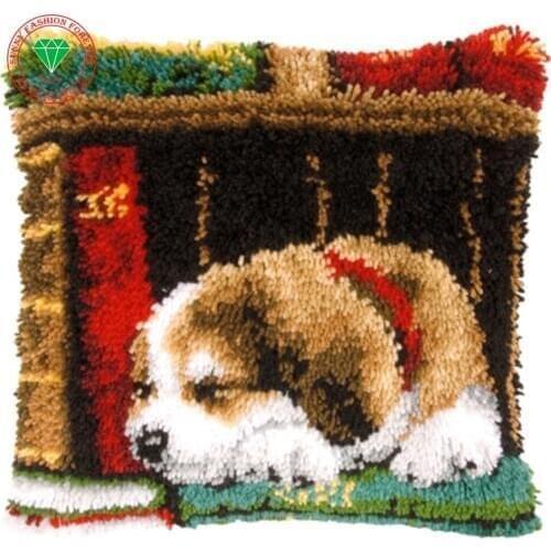 Mat diy set carpet Craft Latch hook rug kits cushion Pillowcase Cross-stitch carpet home pillow diy carpet crochet hooks yarn