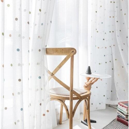 Red Embroidered Window Screen Childrens Room Cartoon Style Window Screen Embroidered Window Screen Dream